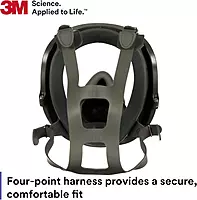 3M Full Facepiece Reusable Respirator 1 Count (Pack of 1) Small