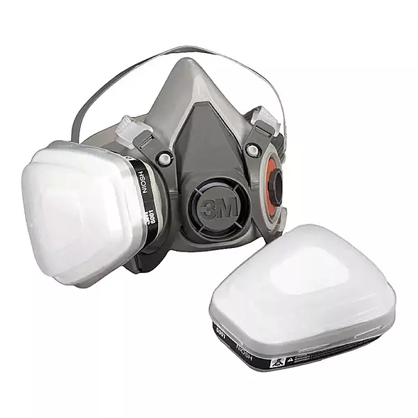 MMM6100-3M Half Facepiece Respirator 6000 Series - Small