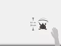 MMM6100-3M Half Facepiece Respirator 6000 Series - Small