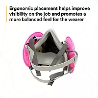 3M Half Facepiece Reusable Respirator Assembly Kit 6191, Size Small, P100, Lightweight, Comfortable, Easy to Adjust