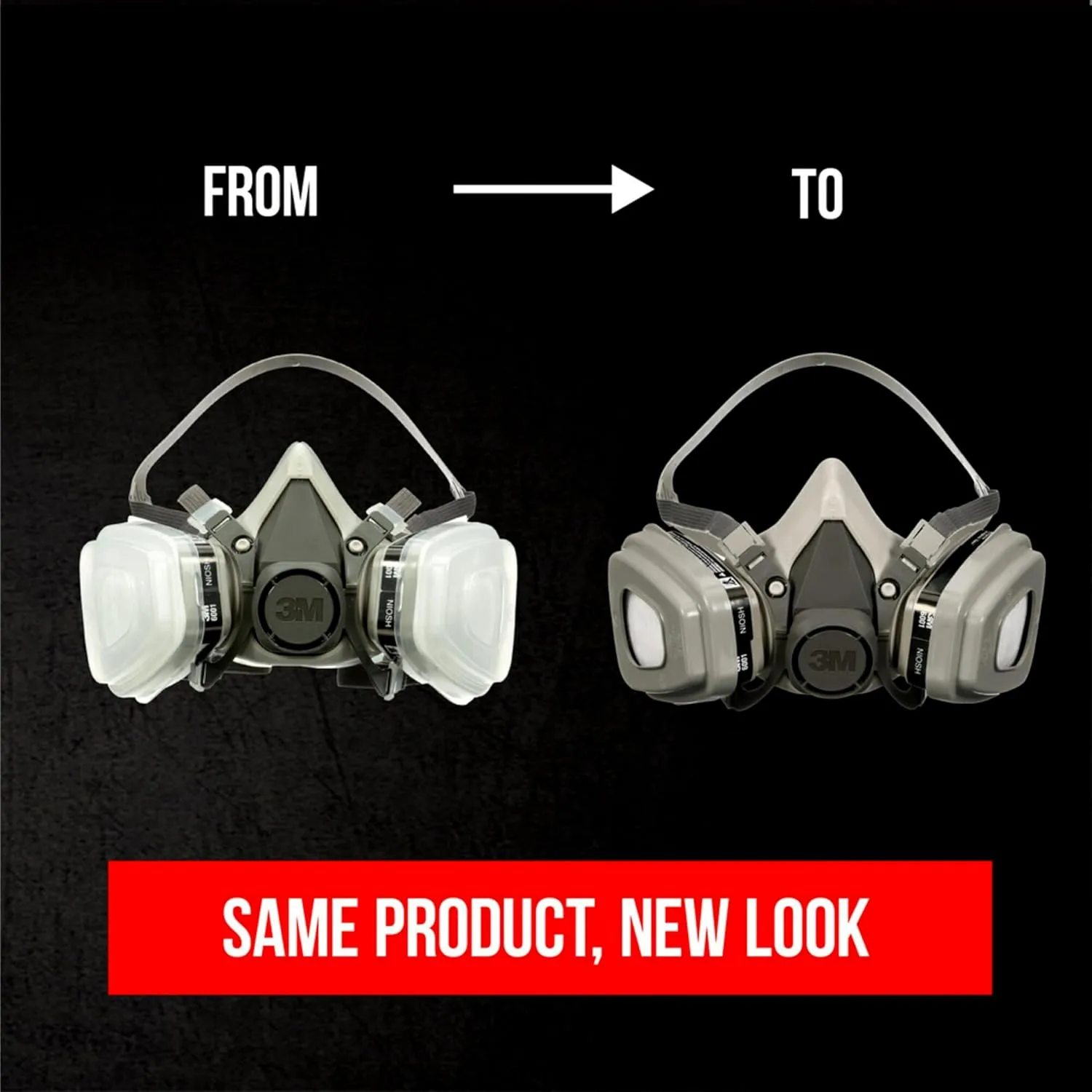 3M P95/OV Paint Project Reusable Respirator 6211, Medium Size (6211P1-DC)