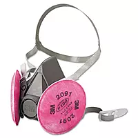 3M 6391 Half-Facepiece Respirator 6000 Series, Large