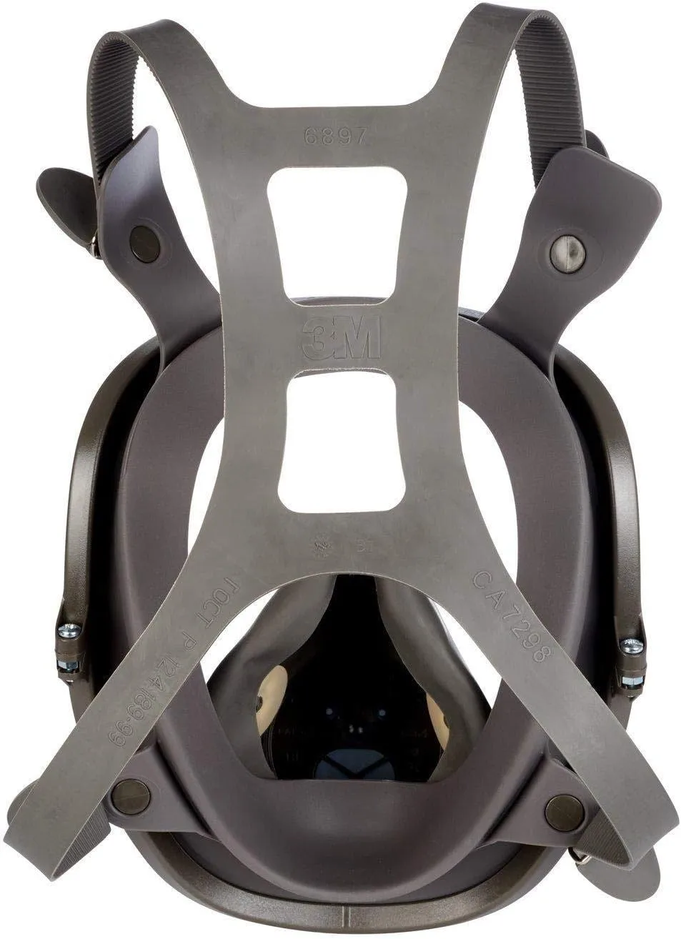 3M 6800 Full Facepiece Reusable Respirator, Medium, Gray
