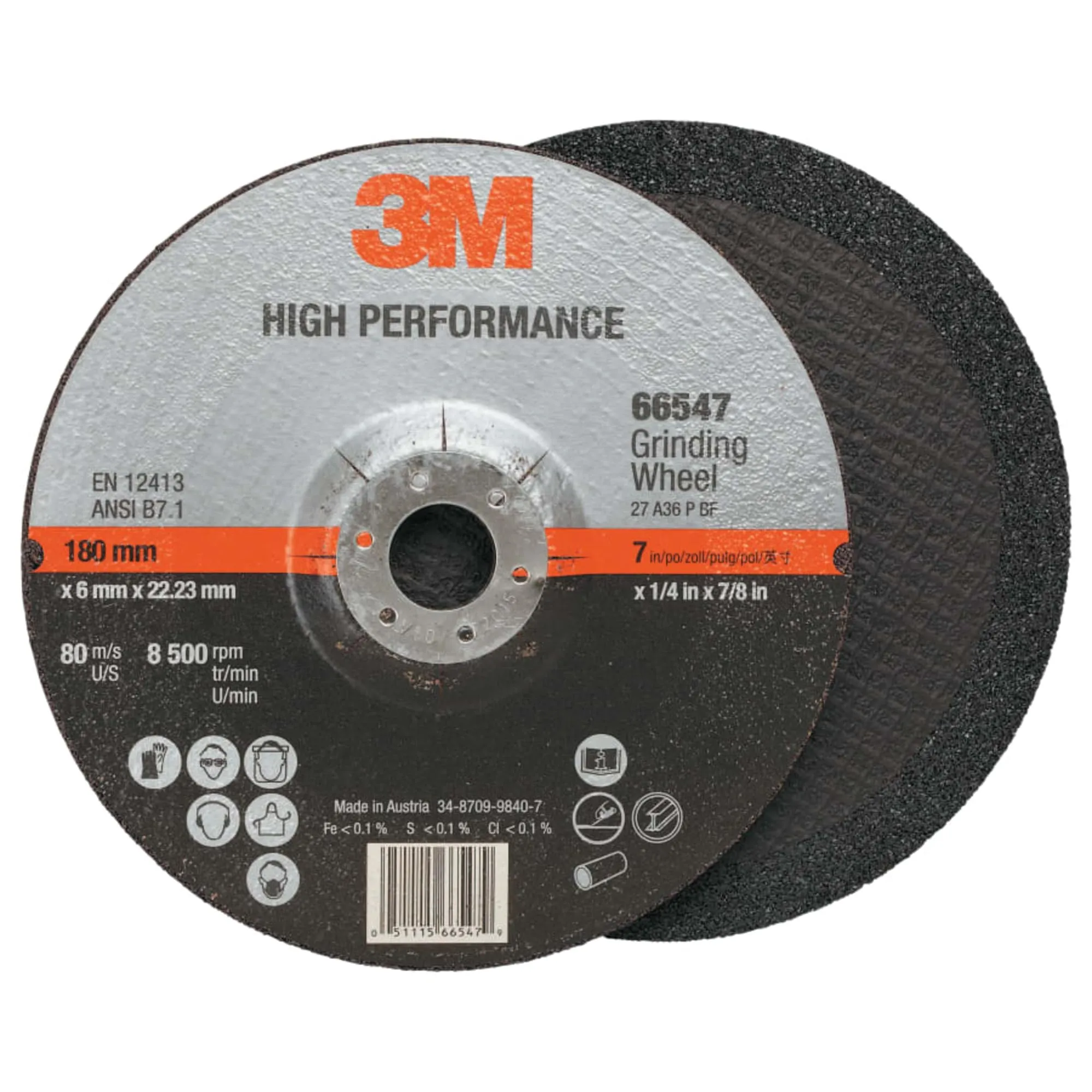 3M - 051125-87451 - GDG WH 87451 T27 7X1/4X7/8, Carton of 10