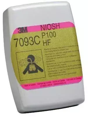 3M 3M Cartridge/Filter 7093C Hydrogen Fluoride Level Sensor, Indoor Use, Modern Style, 0 - 5V, 0.1 V, Bayonet Mount