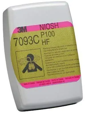 3M 3M Cartridge/Filter 7093C Hydrogen Fluoride Level Sensor, Indoor Use, Modern Style, 0 - 5V, 0.1 V, Bayonet Mount