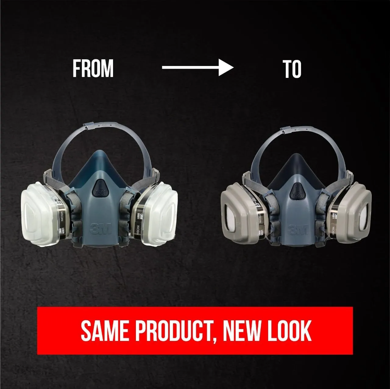 3M Professional Half Mask Organic Vapor, P95 Respirator with Cool Flow Valve, Reusable, Large