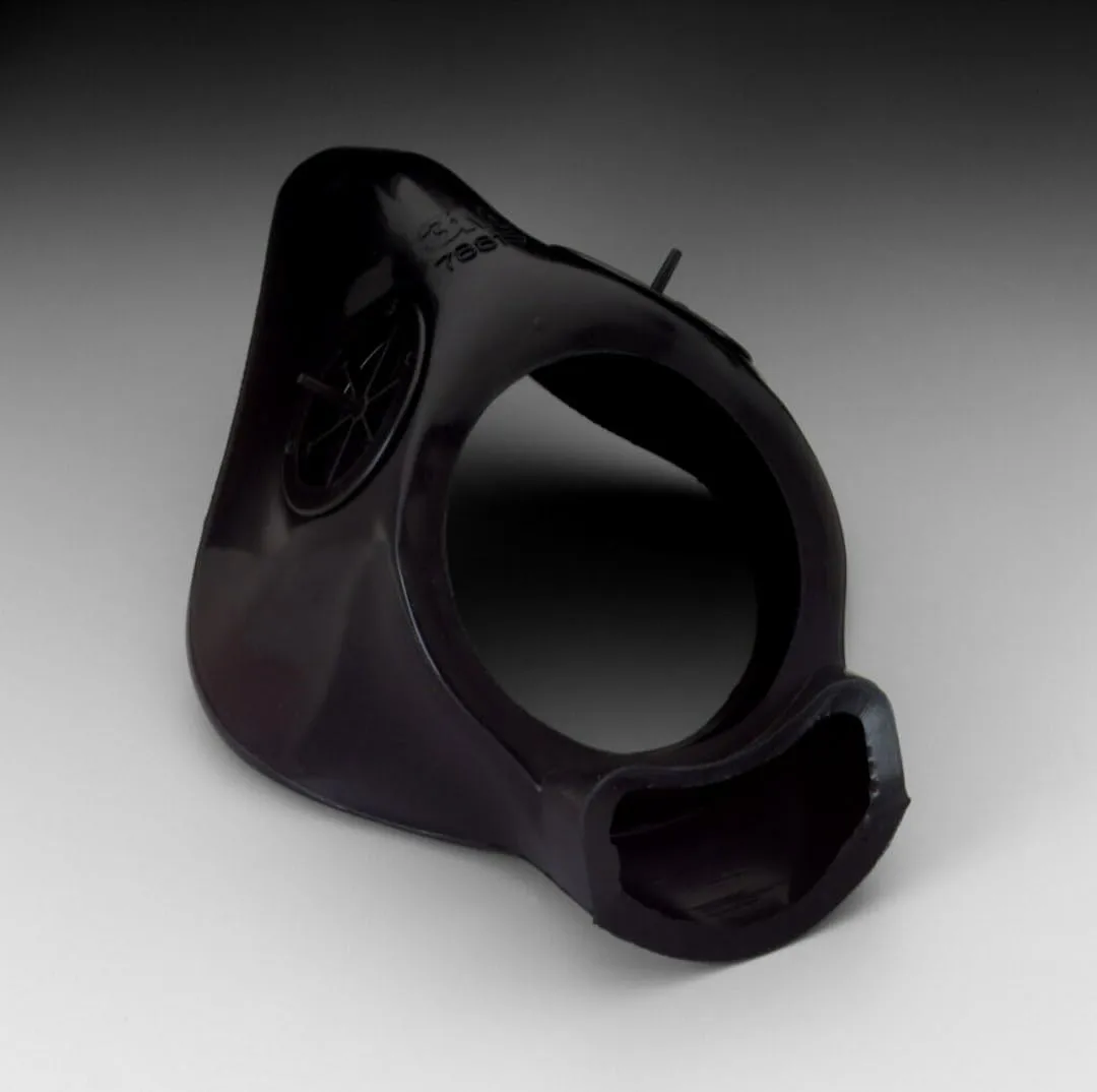 3M 7881S Black Silicone Nose Cup/Valve Assembly - 051138-21341 [PRICE is per BAG]