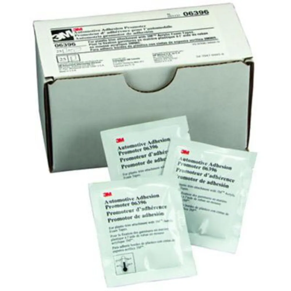 3M Automotive Adhesion Promoter, Sponge Applicator Packet 06396, 2.5 cc
