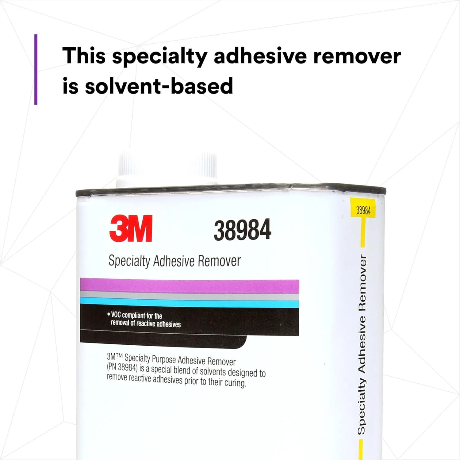 3M Specialty Adhesive Remover, Solvent-Based Industrial Liquid