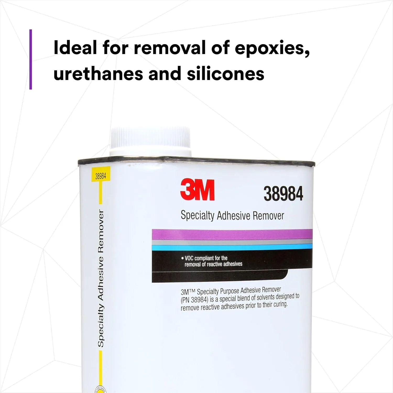 3M Specialty Adhesive Remover, Solvent-Based Industrial Liquid