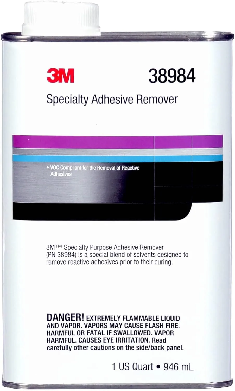 3M Specialty Adhesive Remover, Solvent-Based Industrial Liquid