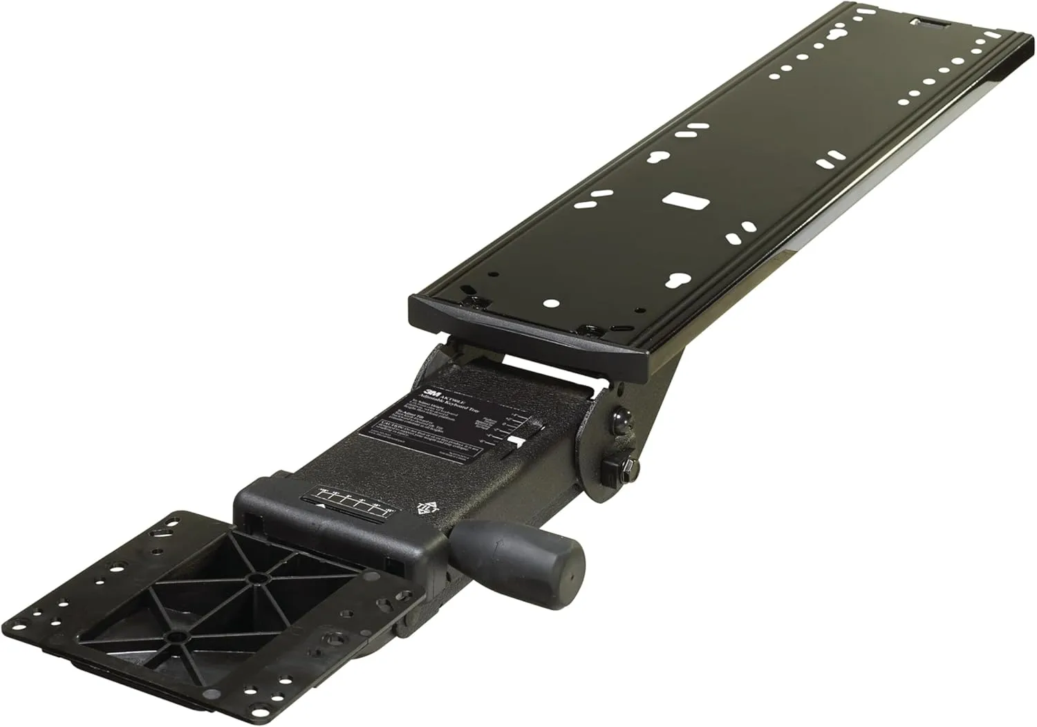 3M Keyboard Tray, Just Lift To Adjust Height And Tilt, Includes Gel Wrist Rest & Precise Mouse Pad, 23" Track, Black (AKT90LE)