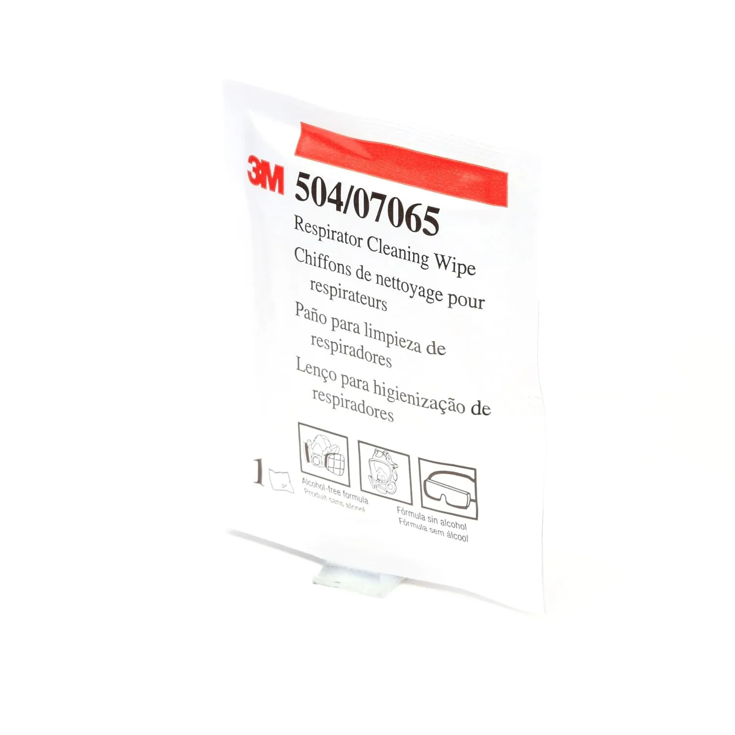 3M 50051131070658 504 Alcohol-Free Respirator Cleaning Wipes 504 (Pack of 100)
