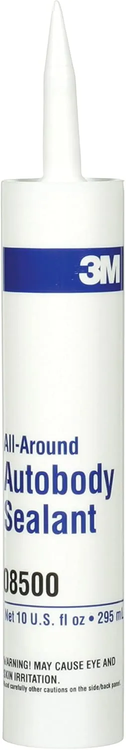 3M All-Around Autobody Sealant, 08500, 10 fl oz Cartridge, White