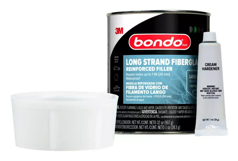 Bondo Bondo-Hair Long Strand Fiberglass Reinforced Filler, 00762, 1 Quart