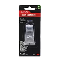 3M Bondo Liquid Hardener 1 Tube 0.37 fl oz. Use with Fiberglass Resin for Auto and Home Repairs