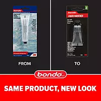 3M Bondo Liquid Hardener 1 Tube 0.37 fl oz. Use with Fiberglass Resin for Auto and Home Repairs