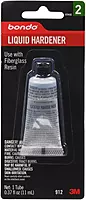 3M Bondo Liquid Hardener 1 Tube 0.37 fl oz. Use with Fiberglass Resin for Auto and Home Repairs