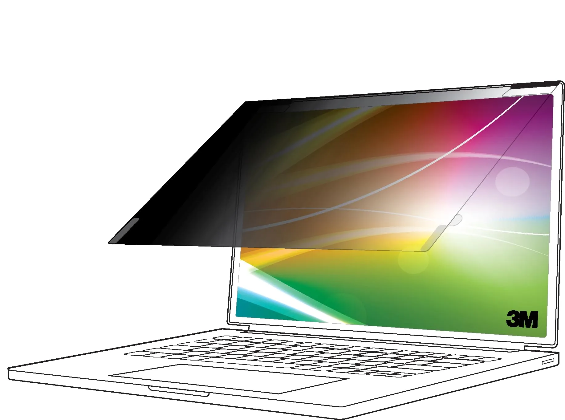 3M Bright Screen Privacy Filter for Apple MacBook Pro 16 2019, BPNAP004