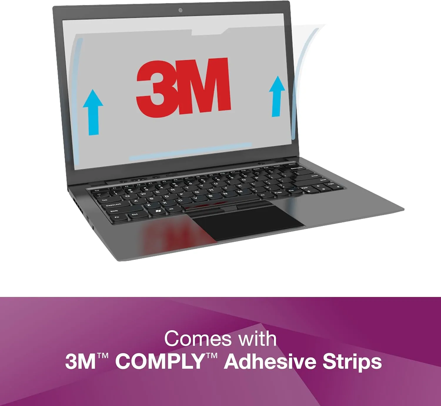 3M Bright Screen Privacy Filter for Apple MacBook Air 13 M2-M3