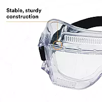 3M Centurion Safety Impact Goggle 452AF, 40301-00000-10 Clear Anti-Fog Lens, Pack of 1