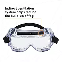 3M Centurion Safety Splash Goggle 454, 40304-00000-10 Clear Lens, 1 Pair