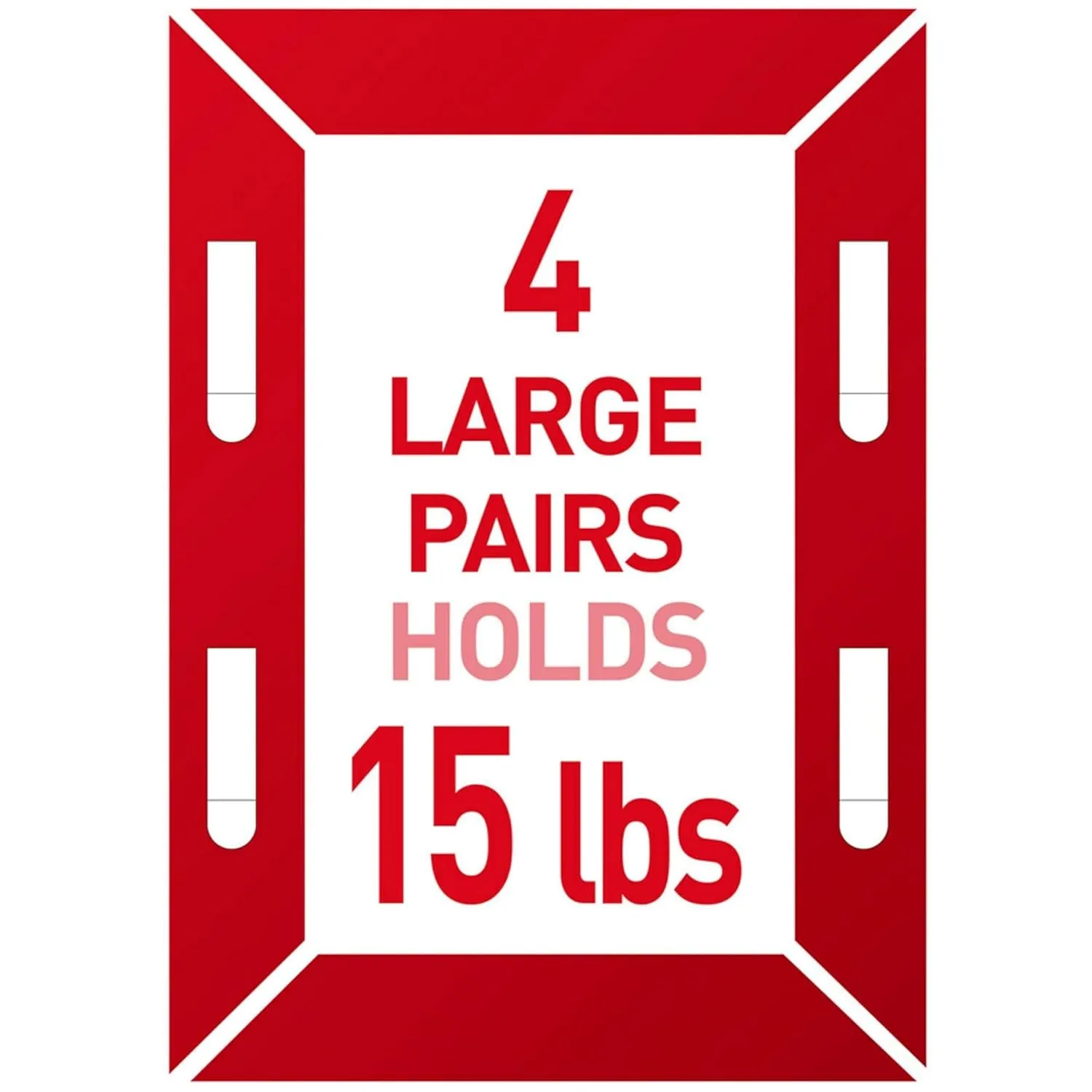Command Large Picture Hanging Strips, 4 White Adhesive Strip Pairs (8 Strips), Damage Free Hanging Picture Hangers