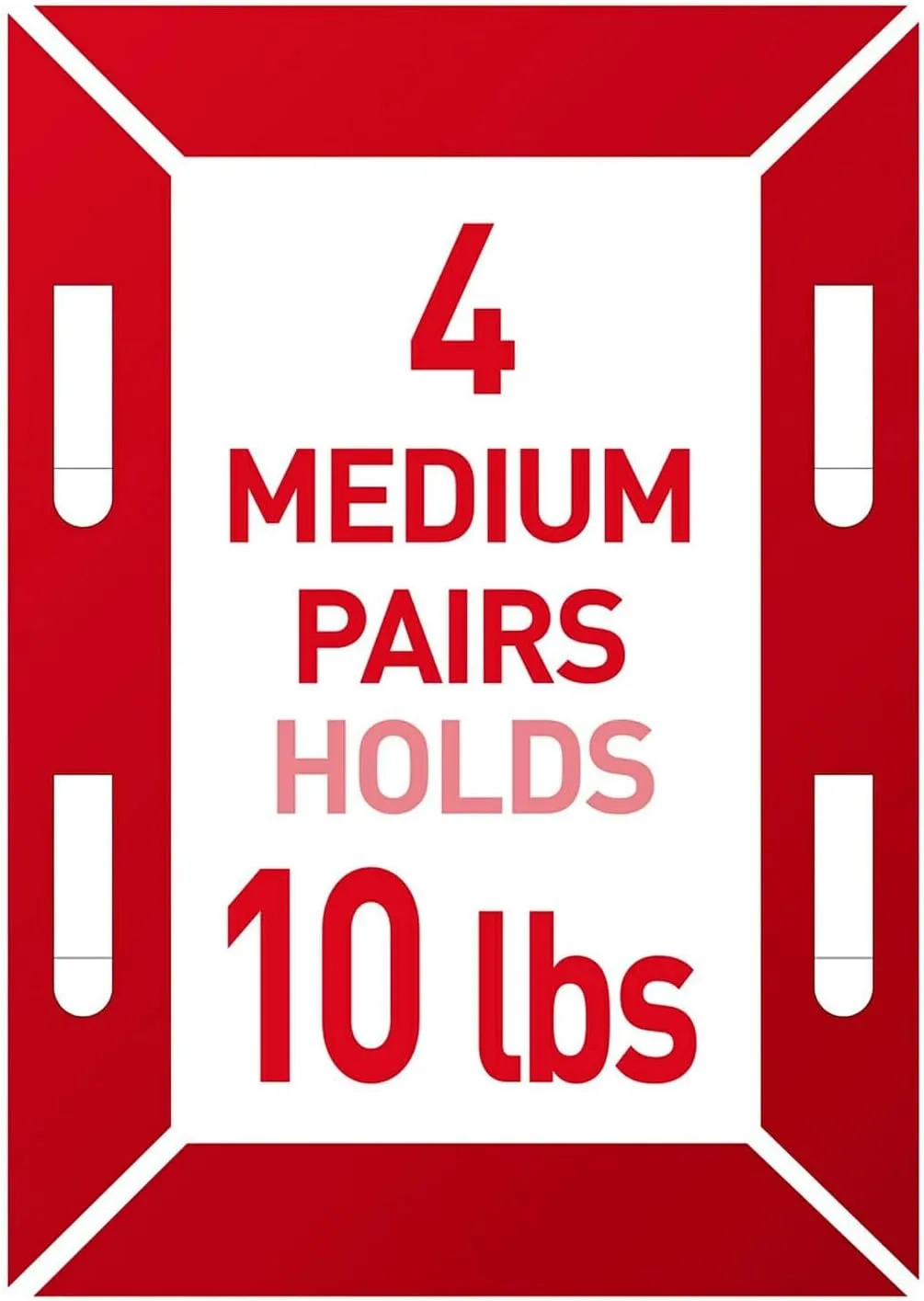 Command Picture Hanging Strips, 12 Pairs (8 Large, 4 Medium) - White, Damage-Free Hanging