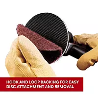 3M Scotch-Brite Surface Conditioning Disc for Sanding – Metal Surface Prep – Hook and Loop – Aluminum Oxide