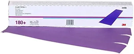 Cubitron II 34496 File Sheet (180+ File Sheet 2 3/4 in x 16 1/2 in File Sheet 50 Sheets/Box)