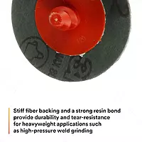 3M Cubitron II Roloc Fibre Disc 982C, 36+, TR, 4 in x NH, Die R400BB 36+ 4 in