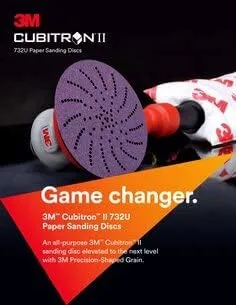 3M Cubitron II Hook & Loop 5" Disc, 80 Grit, Ceramic (732U)