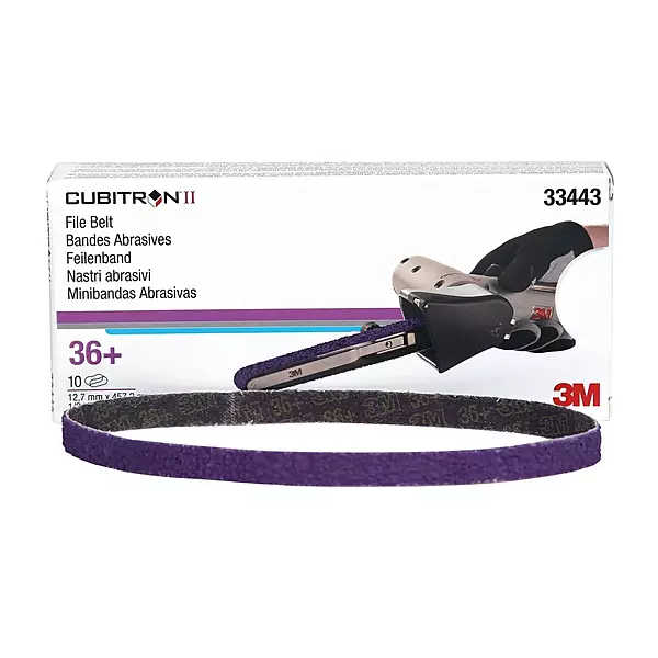3M CUBITRON II FILE BELT 33443 36+ 1/2"X18"