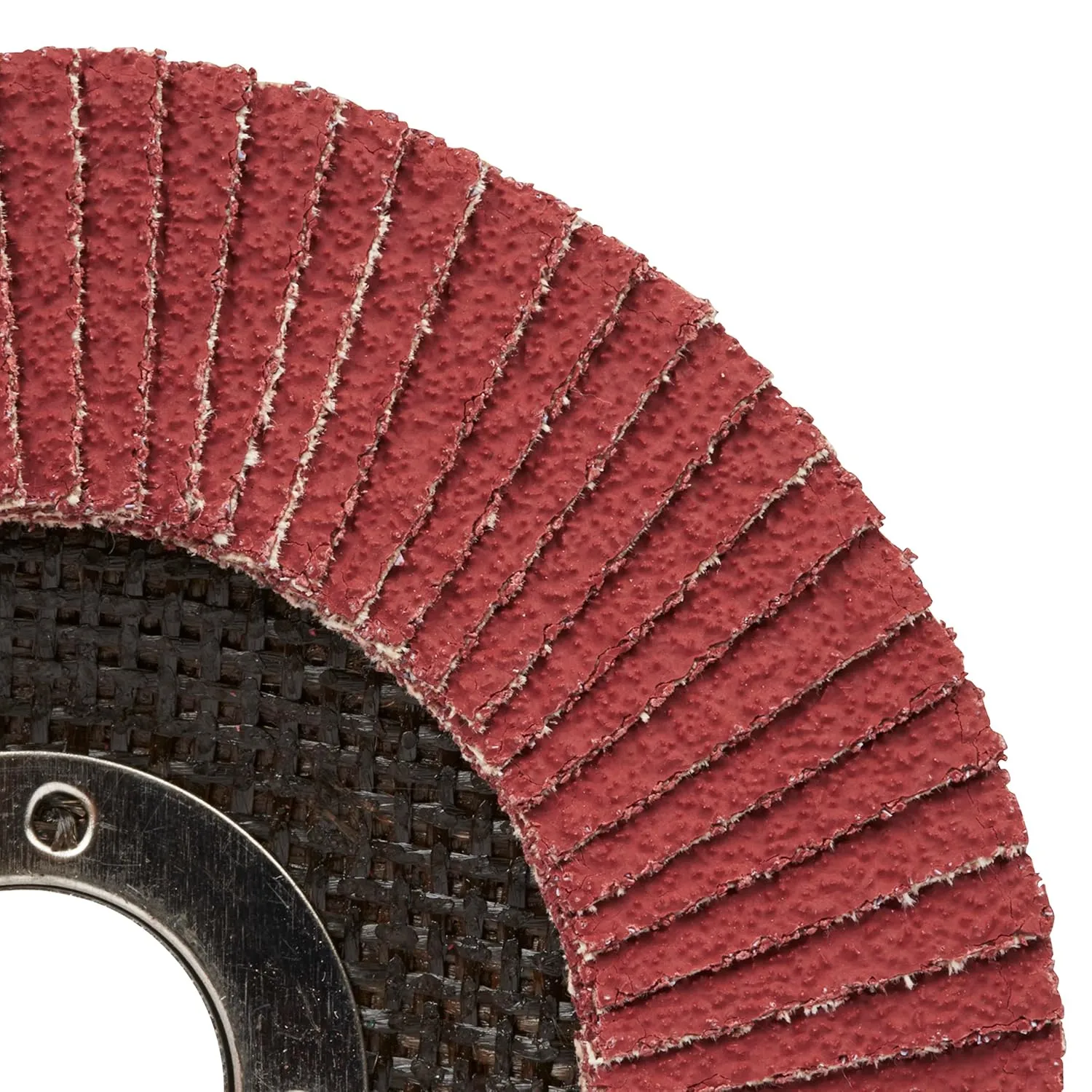3M Cubitron II Flap Disc 967A, 40+, T27, 4-1/2 in x 7/8 in, Giant, Pack of 10, Medium Pressure Applications, Light Deburring