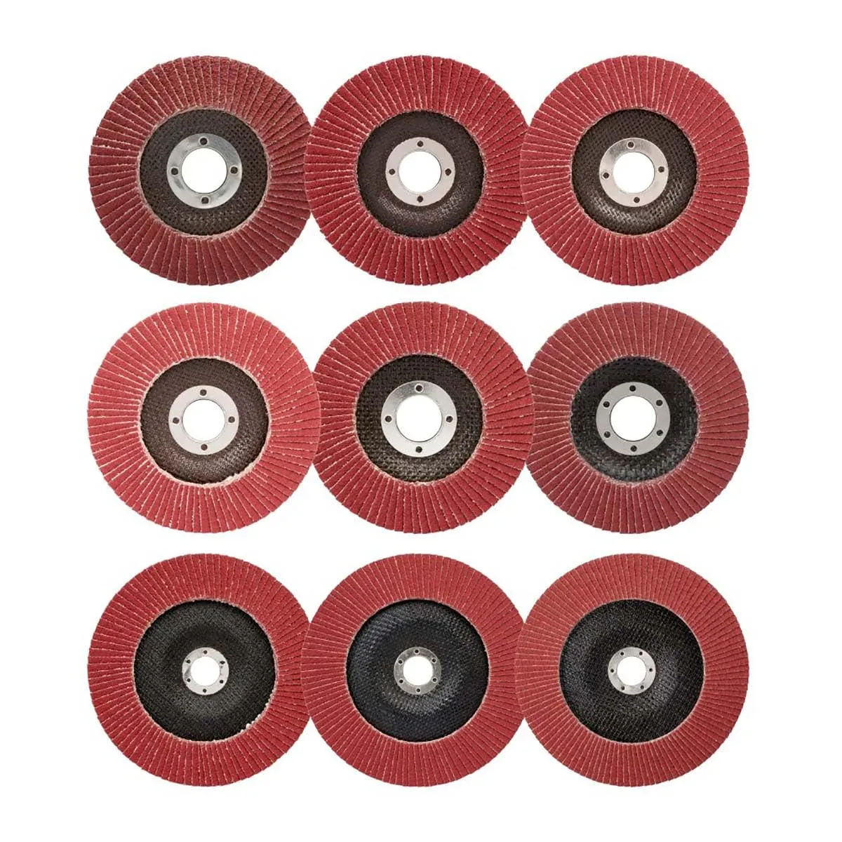 3M Cubitron II Flap Disc 967A, 60+, T27, 4-1/2 in x 7/8 in, Pack of 10, Medium Pressure Applications, Light Deburring