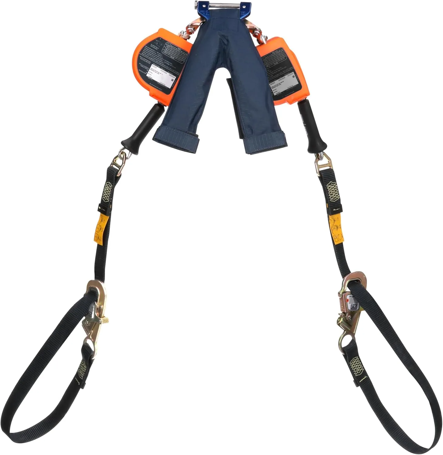 3M DBI-SALA Nano-Lok Edge Twin-Leg Tie-Back Personal Self-Retracting Lifeline 3500287, Galvanized Cable, 9 ft