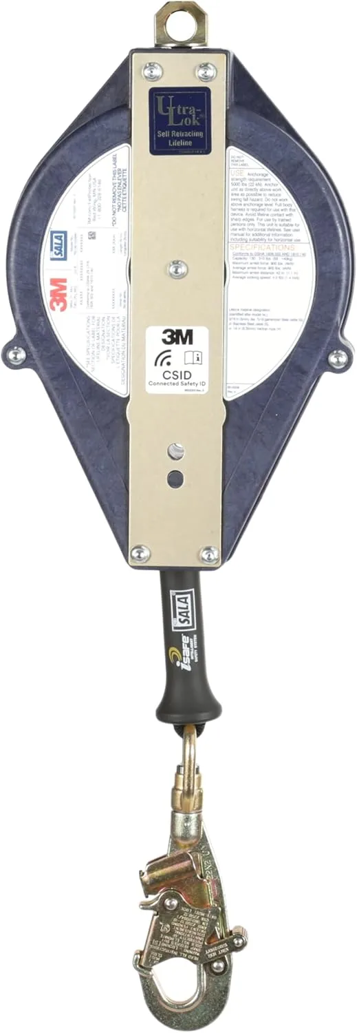 3M DBI-SALA Ultra-Lok Self-Retracting Lifeline 3503883 Rope 50 ft