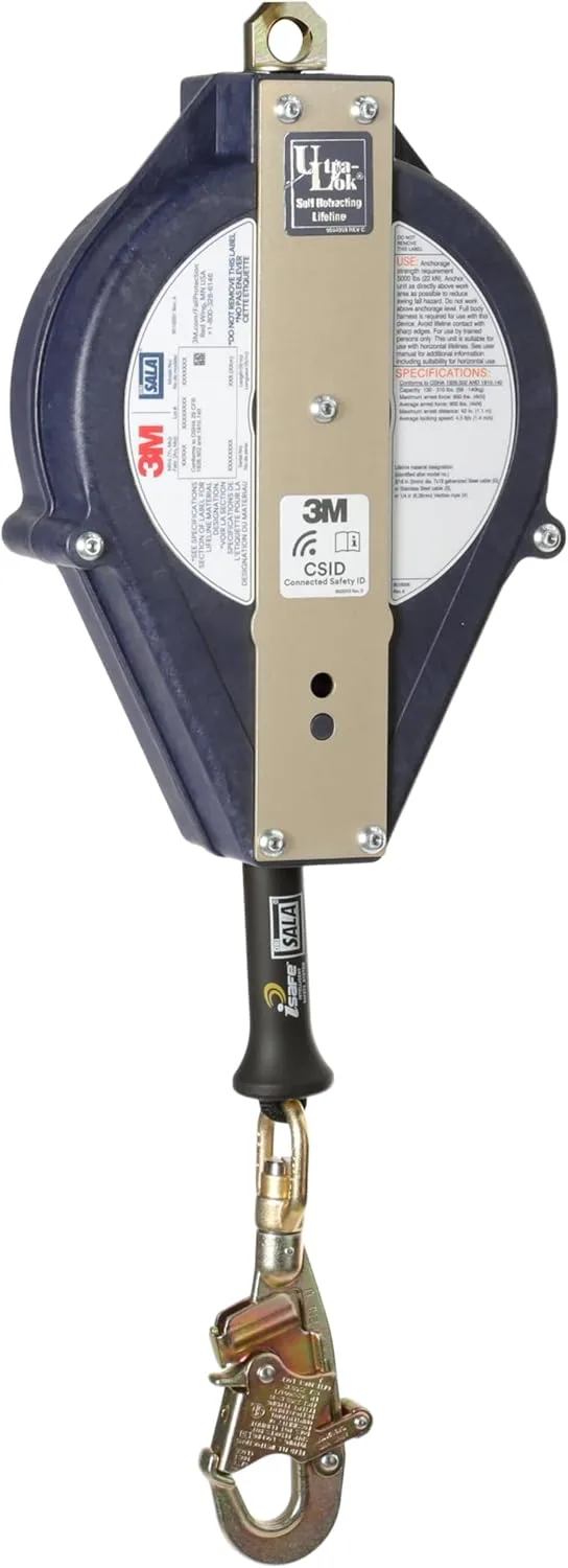 3M DBI-SALA Ultra-Lok Self-Retracting Lifeline 3503883 Rope 50 ft