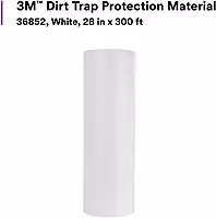 3M Dirt Trap Protection Material 36852, White Color, Nonwoven, Overspray Protection, Traps Dust And Debris, Clean