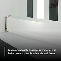 3M Dirt Trap Protection Material 36852, White Color, Nonwoven, Overspray Protection, Traps Dust And Debris, Clean