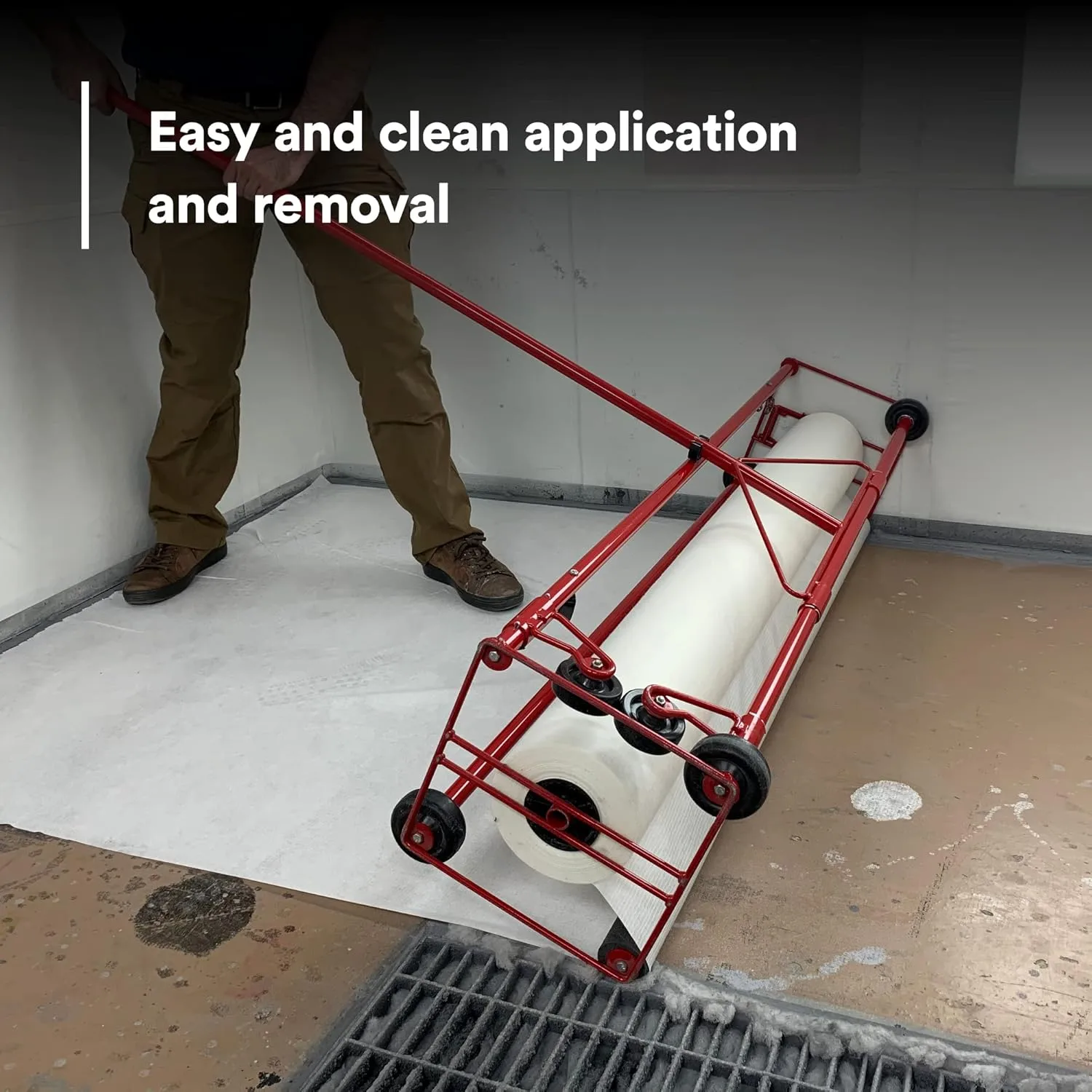 3M Dirt Trap Protection Material 36852, White Color, Nonwoven, Overspray Protection, Traps Dust And Debris, Clean