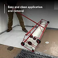 3M Dirt Trap Protection Material 36852, White Color, Nonwoven, Overspray Protection, Traps Dust And Debris, Clean