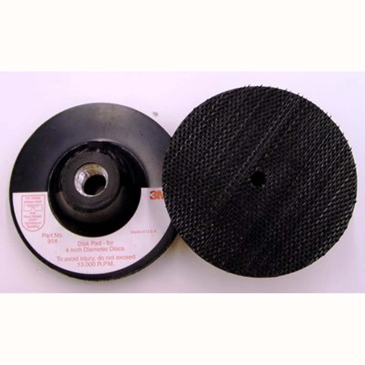 3M Disc Pad Holder - Firm 1/8 in Foam Backing, Hook-and-Loop