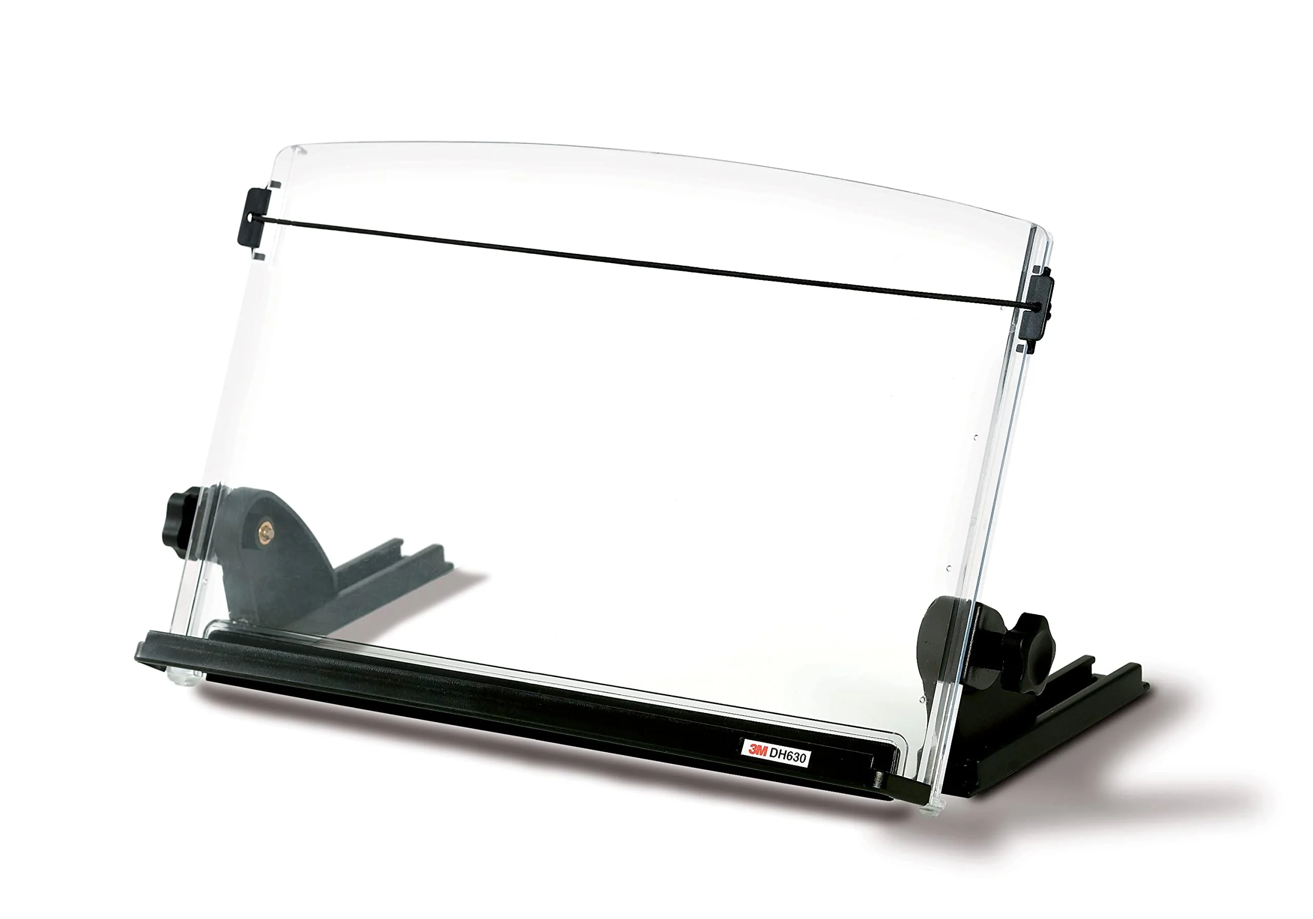 3M Adjustable In-Line Document Holder, 14in, Black/Clear (DH630)