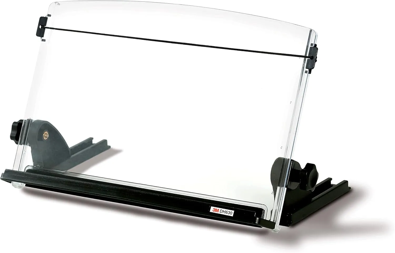 3M Adjustable In-Line Document Holder, 14in, Black/Clear (DH630)