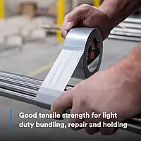 3M DT8 Industrial Strength Multi-Use Duct Tape, Silver, 1.88in x 60 yd x 8 mil Thickness – Professional Grade Adhesive