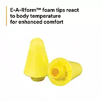 3M E-A-Rflex 20006 320-1000 Banded Hearing Protectors, 6.8" Height, 8.8" Length, 2.5" Width, ABS/Polyurethane