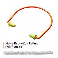 3M E-A-Rflex 20006 320-1000 Banded Hearing Protectors, 6.8" Height, 8.8" Length, 2.5" Width, ABS/Polyurethane