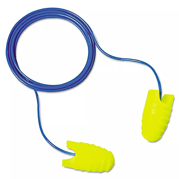 3M E-A-Rsoft Grippers Corded Earplugs, Foam Bullet, NRR 31 dB, 200 Pair